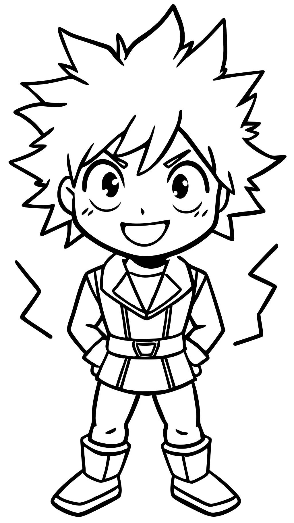 mha linda denki para colorear